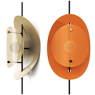 Title: Elegant Corolle Wall Lamp 3D model image 1 