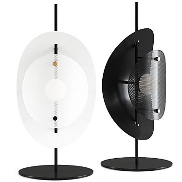 Corolle Table Lamp: Elegant Lighting Solution 3D model image 1 