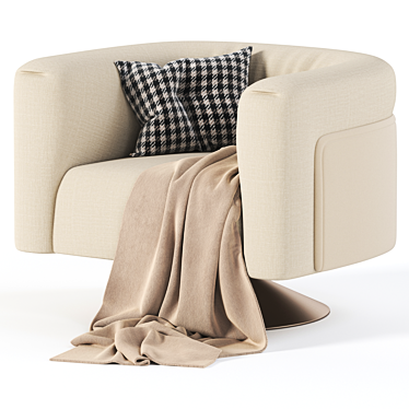 Soul Armchair: Luxurious Comfort for Your Space 3D model image 1 