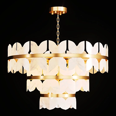 Marble Beauty: IOANNA M Chandelier 3D model image 1 