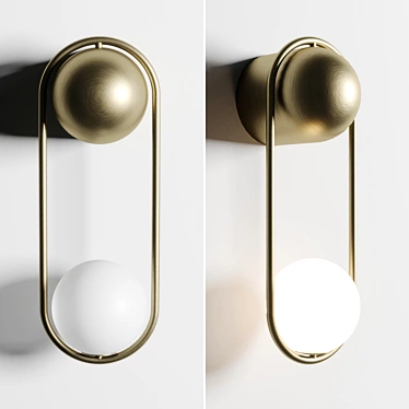 Modern Mila Sconce: Elegant Wall Light 3D model image 1 