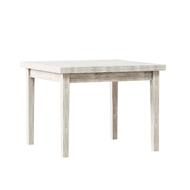 Pratiko Dove Gray Extension Square Dining Table