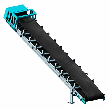 Concrete Batching Plant Vibrating Screen 3D model image 1 