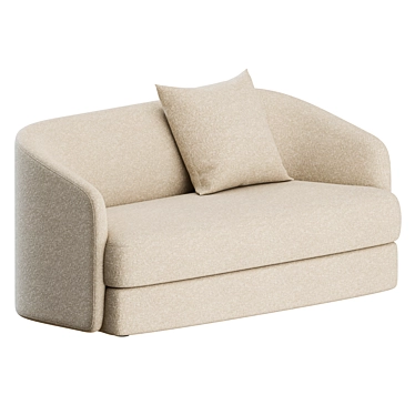 Covent 2 Seater Sofa: Contemporary Comfort by New Works 3D model image 1 