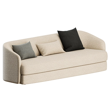 Modern Elegance: Covent 3 Seater Sofa 3D model image 1 