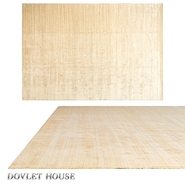 Luxury Oriental Carpet by DOVLET HOUSE (Art 16105) 3D model image 1 