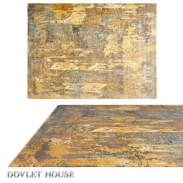 Luxury Silk Wool Carpet - DOVLET HOUSE 3D model image 1 