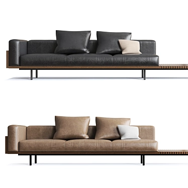 Elevate Your Space with Minotti Brasilia Sofas 3D model image 1 
