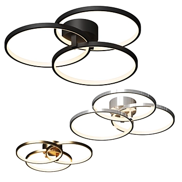 Orion LED Ceiling Light: Create a Stunning Ambience 3D model image 1 
