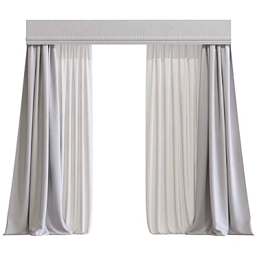 Revamped and Refined: Curtain 946 3D model image 1 