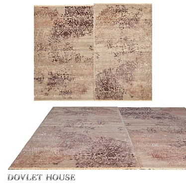 Double Carpet: DOVLET HOUSE (Art 16210) 3D model image 1 