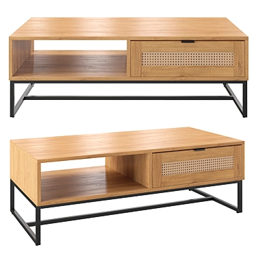 Nordic Chic Coffee Table 3D model image 1 