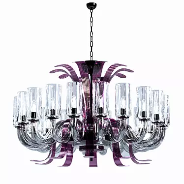 Luxury Leonardo Chandelier: 20-Light Contemporary Design 3D model image 1 