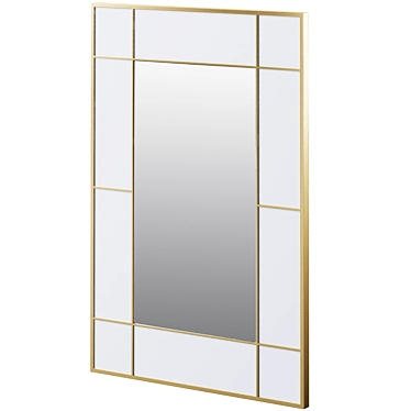 Elegant Cracioso Mirror by Kare 3D model image 1 