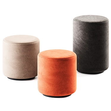 Taba ba Moroso: Versatile Pouf 3D model image 1 