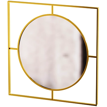 Stanford Frame Mirror - Luxury at Home 3D model image 1 