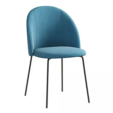 Stylish Deephouse Dijon Chair  3D model image 1 