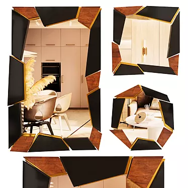 Geometric Mirror 11 - Modern Eye-Catcher 3D model image 1 