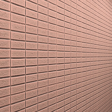  3D Red Tile Material 3D model image 1 