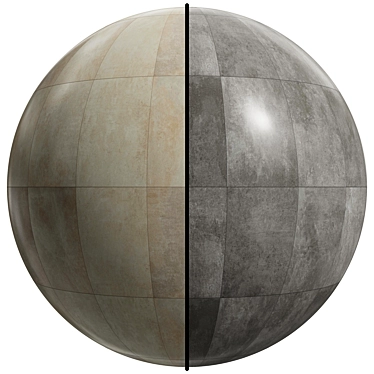 Elegant Marble Tile Stone | High Resolution | Seamless 3D model image 1 