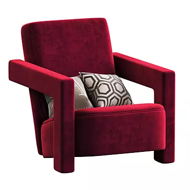 Modern Utrecht Armchair: Comfort and Style 3D model image 1 
