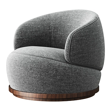 District Eight ORBIT Armchair: Modern Design and Unmatched Comfort 3D model image 1 