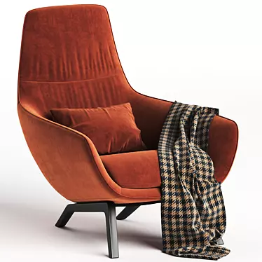 Luxury Ermes Armchair: Elegant Comfort in 2017 3D model image 1 