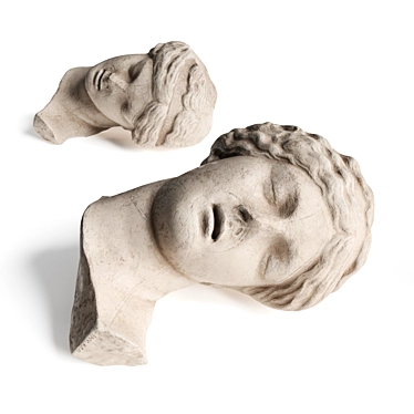 Aphrodite head sculpture