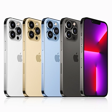 Stunning Apple iPhone 13 Pro 3D model image 1 