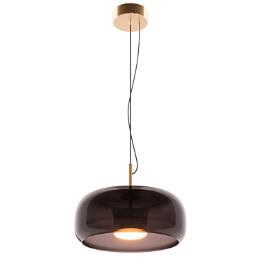 Sleek Modern Pendant Lamp 3D model image 1 