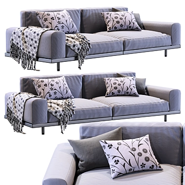 Modern Naviglio Sofa for Stylish Living 3D model image 1 