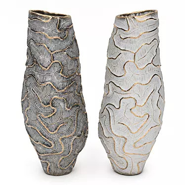 Elegant 3D Vase: 5 3D model image 1 
