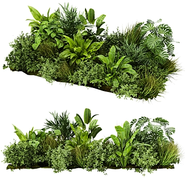 Outdoor Leaf Garden Collection - Vol 283 3D model image 1 