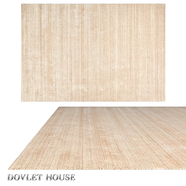 Dovlet House Silk & Wool Rug 3D model image 1 