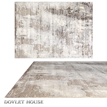 Dovlet House Carpet (Art 16317) - Wool & Silk Blend 3D model image 1 