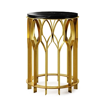  Contemporary Mecca Side Table 3D model image 1 