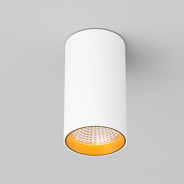 Title: Modular Surface Luminaire - Elegant and Versatile 3D model image 1 