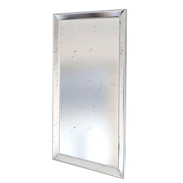 Sophisticated Stud Floor Mirror 3D model image 1 