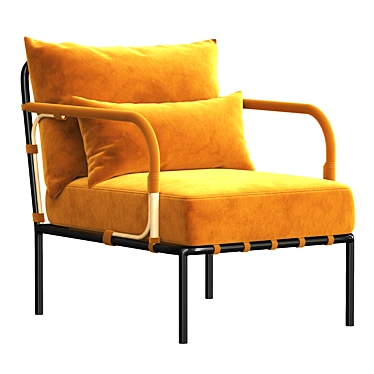 Capizzi Lounge Chair: Modern Versatile Seating 3D model image 1 