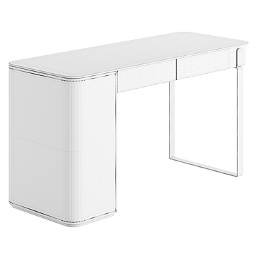 Elegant Parisienne Capital Console 3D model image 1 