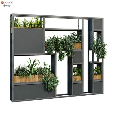 Vertical Garden Box Set 240 3D model image 1 