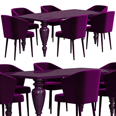 Modern Ever Tavolo Dining Table 3D model image 1 