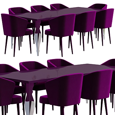 Henry Tavolo Dining Table: Elegant and Modern 3D model image 1 