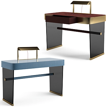 Baxter Hazel Desk: Sleek and Compact 3D model image 1 