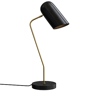 Sleek Caden Desk Lamp 3D model image 1 