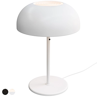 Nymåne White Table Lamp 3D model image 1 