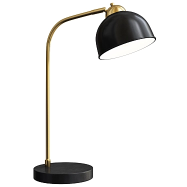 Elegant Shaner Desk Lamp 3D model image 1 