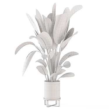 Ferm Living Bau Pot Large - Set 378: Stylish Indoor Plants 3D model image 1 
