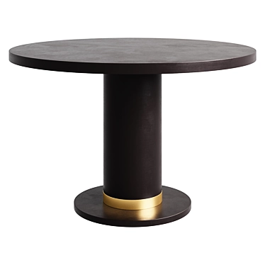 Sheffield Round Dining Table 3D model image 1 