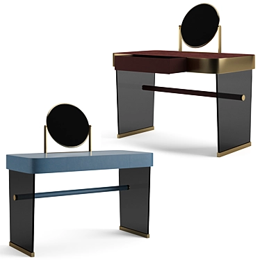 Stylish Baxter Hazel Dresser Table 3D model image 1 